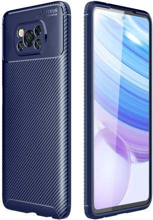 PROTEMIO 24570 BEETLE TPU obal Xiaomi Poco X3 NFC / X3 Pro modrý