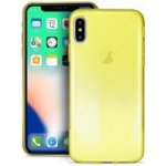 Pouzdro Puro "0.3 NUDE" Apple iPhone X žlutá – Zbozi.Blesk.cz