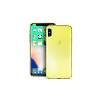 Pouzdro Puro "0.3 NUDE" Apple iPhone X žluté