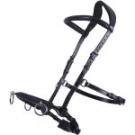 QHP Lonžovací kožený obnosek černý – Zboží Dáma