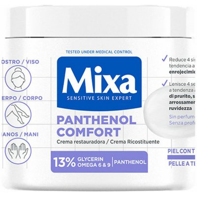 Mixa Panthenol Comfort Restoring Cream obnovující tělový krém pro pokožku se sklonem k atopii 400 ml – Zboží Mobilmania