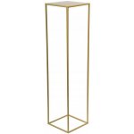 HowHomely STOJAN NA KVĚTINÁČ SIMPLE 100x24x24 cm ZLATÁ – Zboží Dáma