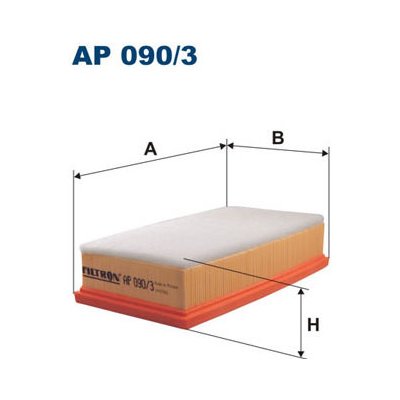 Vzduchový filtr FILTRON AP 090/3 FI AP090/3 – Hledejceny.cz