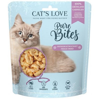 Cat's Love Pure Bites grónský garnát 30 g
