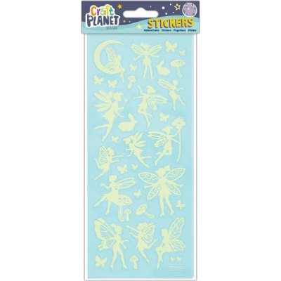 WEST DESIGN West Design Samolepky svítící ve tmě 10 × 23 cm Víly – Zboží Dáma