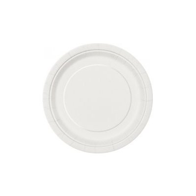 Unique EKO Talířky papírové bílé 23cm – Zboží Dáma