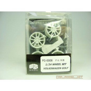 FG Model Volkswagen Golf Wheel Set for Fujimi 1/24