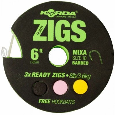Korda Ready Tied Zigs 240cm 3ks – Zboží Mobilmania
