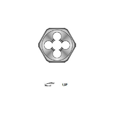 BUČOVICE TOOLS Závitové očko šestihranné din 382 m40x1,5 6g hss (220401) – Hledejceny.cz