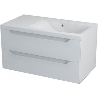 SAPHO WAVE umyvadlová skříňka 89,7x45x47,8cm, pravá, bíláP – Hledejceny.cz