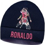 Numberoplus dětská fotbalová pletená čepice Cristiano Ronaldo CR7 Tmavá modrá – Zboží Dáma