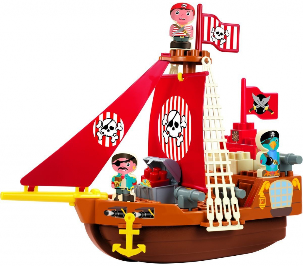 Écoiffier Abrick Pirátská loď
