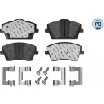 Sada brzdových destiček, vždy 4 kusy v sadě MEYLE 025 261 2618/PD (0252612618/PD) | Zboží Auto