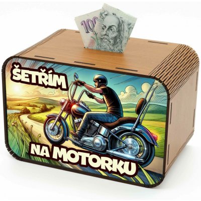 Pokladnička - Šetrím na motorku – Sleviste.cz