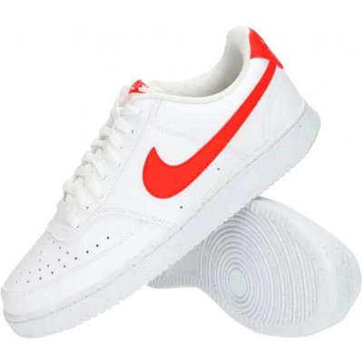 Nike Court Vision Low bílo-červená – Zboží Mobilmania