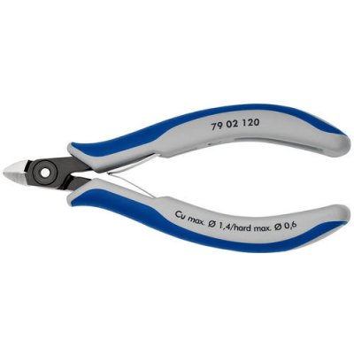 Knipex 79 02 120 Přesné boční štípací kleště na elektroniku 120mm 79 02 120 – Zbozi.Blesk.cz