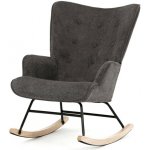 Autronic Houpací křeslo šedá látka AK-373 GREY2 – Zbozi.Blesk.cz