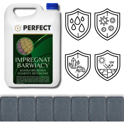 Impregnace Perfect Chemia na betonu 10 l grafit – Sleviste.cz