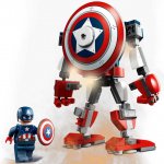 LEGO® Super Heroes 76168 Captain America v obrněném robotu – Hledejceny.cz