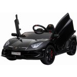 Beneo elektrické autíčko Lamborghini Aventador 12V 24 GHz dálkové ovládání USB / SD Vstup odpružení vertikální otvíravé dveře měkké Eva kola 2 X motor orginal licence černá – Hledejceny.cz