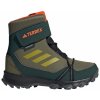 Dětské trekové boty adidas outdoorové boty TERREX TERREX SNOW CF R.RD zelená