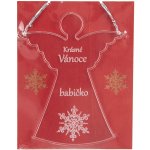 Anděl plexi závěsný vánoční ,,babička 11x12 cm – Hledejceny.cz