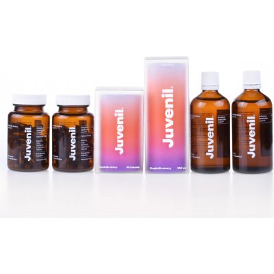 Juvenil 3 x 100 ml +3 x 60 tobolek Kapky + Tobolky imunita a regenerace – Hledejceny.cz