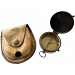 SEA CLUB kompas zavírací Ø 5 cm s koženým pouzdrem 8573 – Sleviste.cz