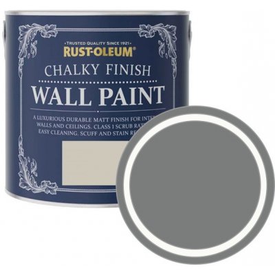 Rust-Oleum Chalky Finish Wall Paint Torch Grey / Schaduw Grijs / šedý stín 2,5L