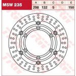 TRW MSW235 brzdový kotouč, přední YAMAHA XVS 650 A DRAG STAR CLASSIC rok 98-07 – Zbozi.Blesk.cz