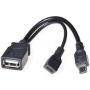 PremiumCord kur-18 USB A/female Micro USB/female - Micro USB/male OTG