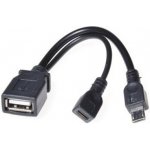 PremiumCord kur-18 USB A/female Micro USB/female - Micro USB/male OTG – Hledejceny.cz