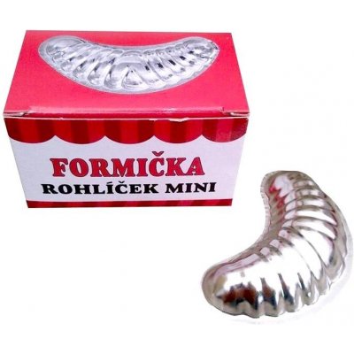 Kovovýroba Bystřice Formičky rohlíček mini 30 ks 60 mm