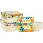 Dárková krabička happy birthday velká – Zboží Živě