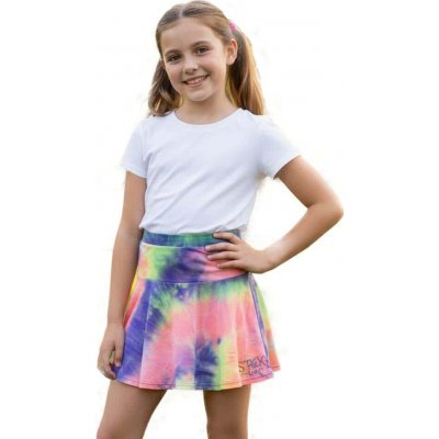 Kugo dívčí sukně batika CY1003 duhová batika s fialovou – Hledejceny.cz