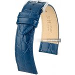 Hirsch Kožený crocograin 12302880-2 modrý – Sleviste.cz