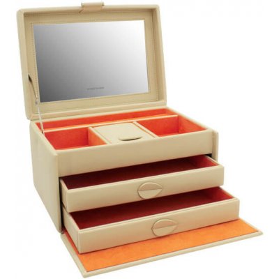 Friedrich Lederwaren béžová šperkovnice Boho 20132 1 – Zboží Mobilmania