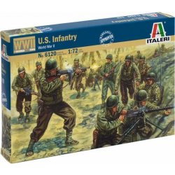 ITALERI Model Kit figurky 6120 - WWII - AMERICAN INFANTRY (1:72)