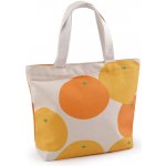 Prima-obchod Textilní taška imitace lnu se zipem 31x24 5 cm 1 režná světlá pomeranč – Hledejceny.cz