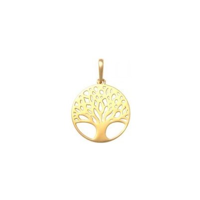 KA 8225 Zlatý přívěsek strom života ze žlutého zlata – Zboží Mobilmania