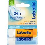 Labello Sun Protect OF 50 + Hydro Care OF 15 Pečující balzám na rty 2 x 4,8 g – Zboží Dáma