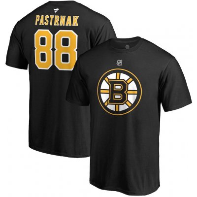 Fanatics pánské tričko David Pastrňák #88 Boston Bruins Stack Logo Name & Number – Zbozi.Blesk.cz