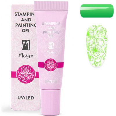 Moyra Stamping Painting gel č.09 Vivid Green – Hledejceny.cz