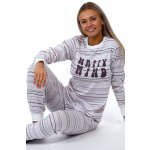 Dámské pyžamo s norským vzorem HAPPY MIND 1B1757 vínová – Zboží Mobilmania