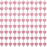 Dekorační závěs liliová srdce s potiskem 100 x 200 cm – Hledejceny.cz