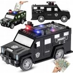 Pokladnička Kruzzel policejní auto černá – Sleviste.cz