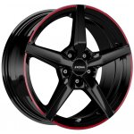 Ronal r69 7,5x17 5x112 ET46 jetblack red rim – Sleviste.cz