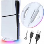 iPega P5S025S Vertikální Stojan s RGB PS5 Slim White – Zboží Živě