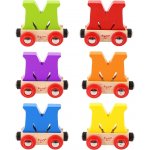Bigjigs vagónek Písmeno M – Zboží Mobilmania