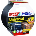 Tesa Extra Power Universal Trhatelná textilní univerzální opravná páska 10 m × 50 mm černá